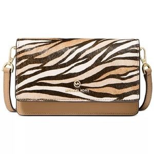 NWT Michael Kors Jet Set Charm Small Phone Leather Crossbody